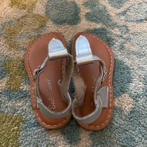 Silver sandals for summer!